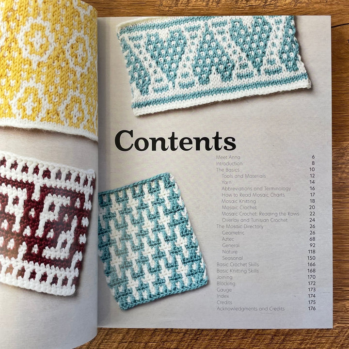 Mosaic Chart Directory for Knitting & Crochet by Anna Nikipirowicz