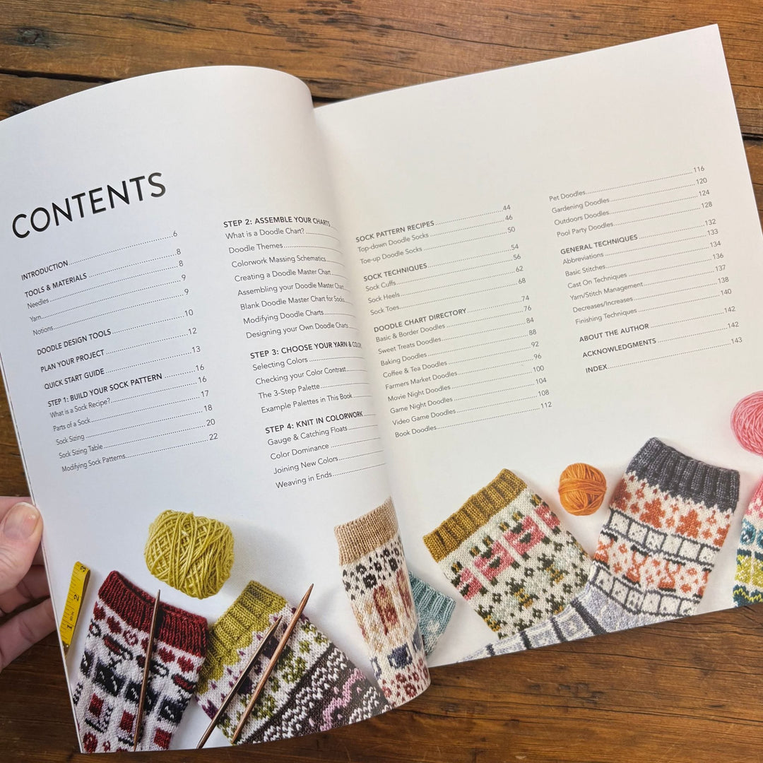 The Doodle Sock Knitting Directory by Jamie Lomax
