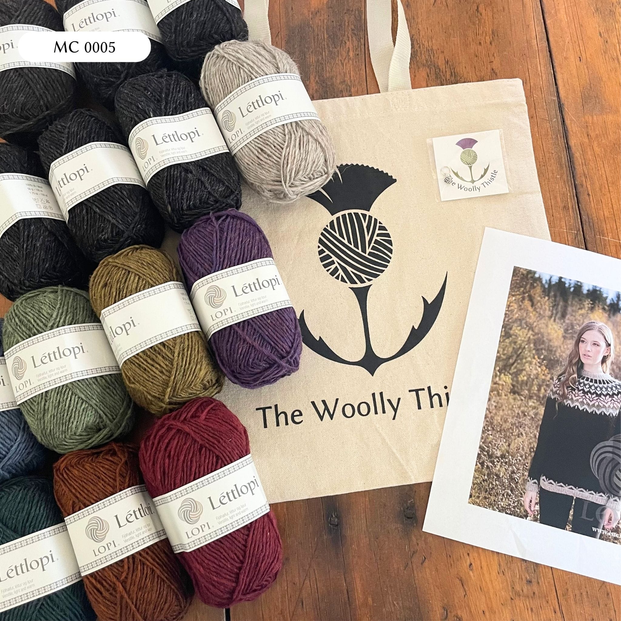 Afmæli by Védís Jónsdóttir in Léttlopi – The Woolly Thistle