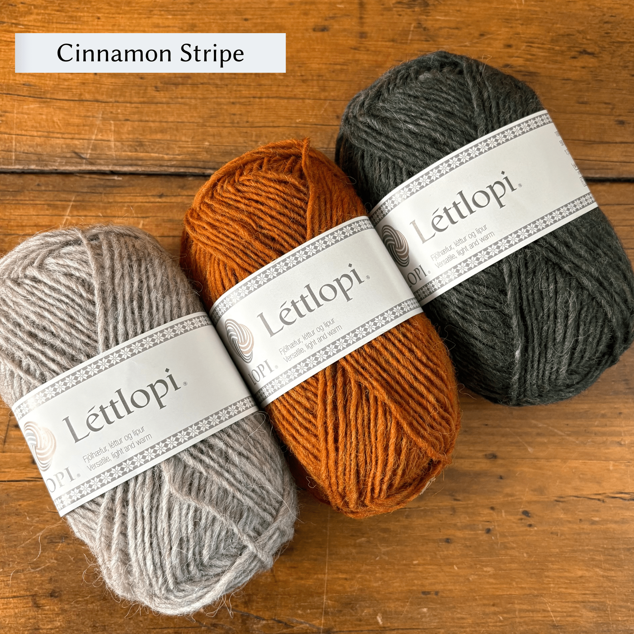 Striped Christmas Stocking in Léttlopi by Jill Schroeder for The Woolly Thistle