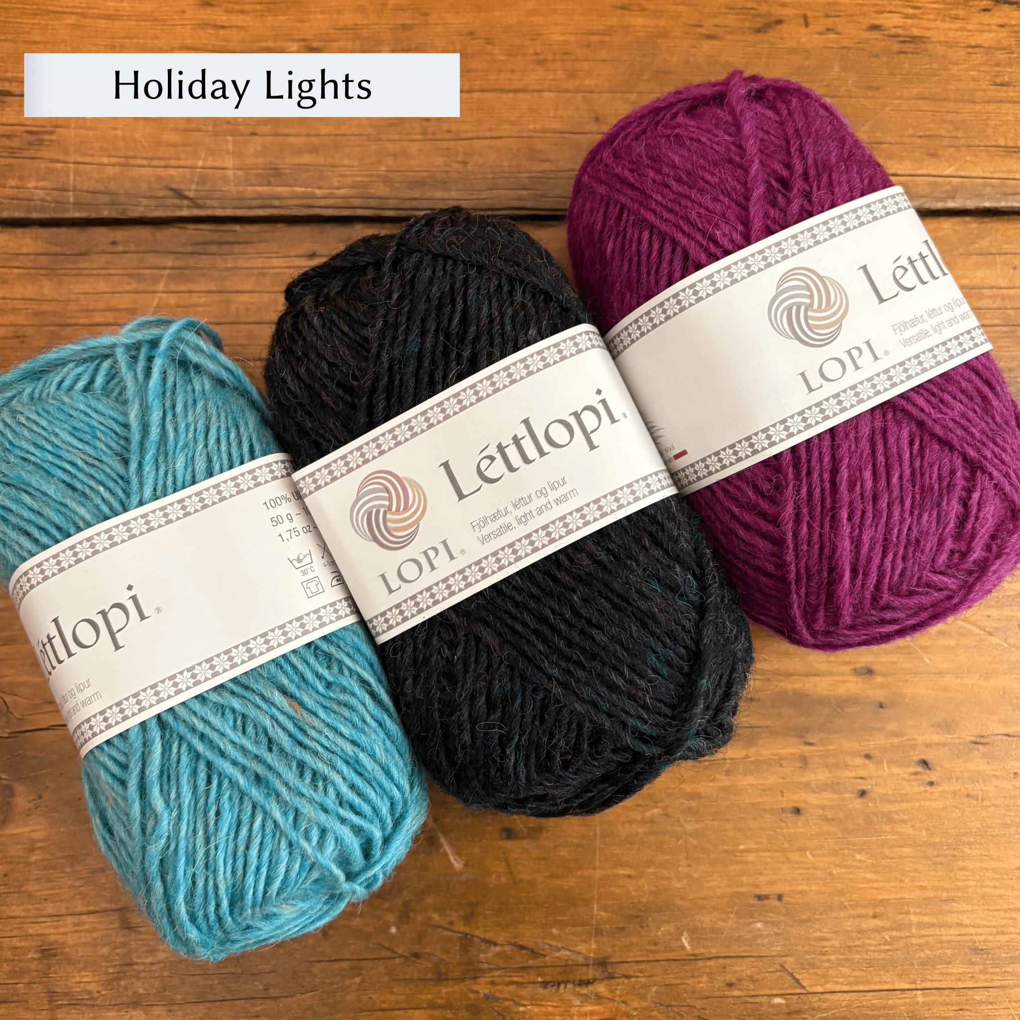 Striped Christmas Stocking in Léttlopi by Jill Schroeder for The Woolly Thistle