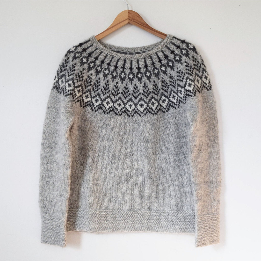 Treelight Sweater by Jennifer Steingass in Lettlopi