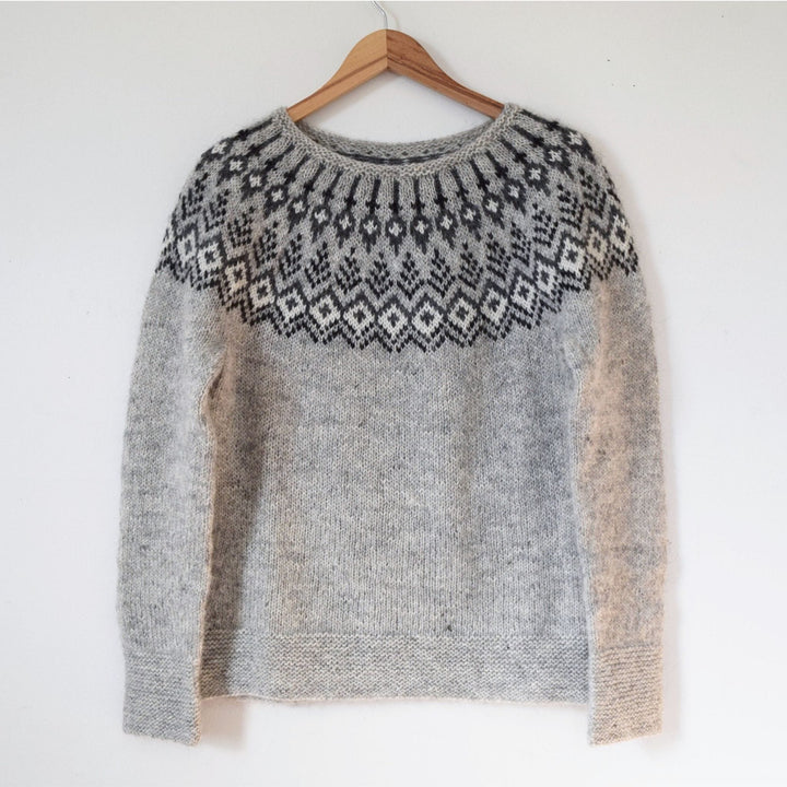 Treelight Sweater by Jennifer Steingass in Lettlopi