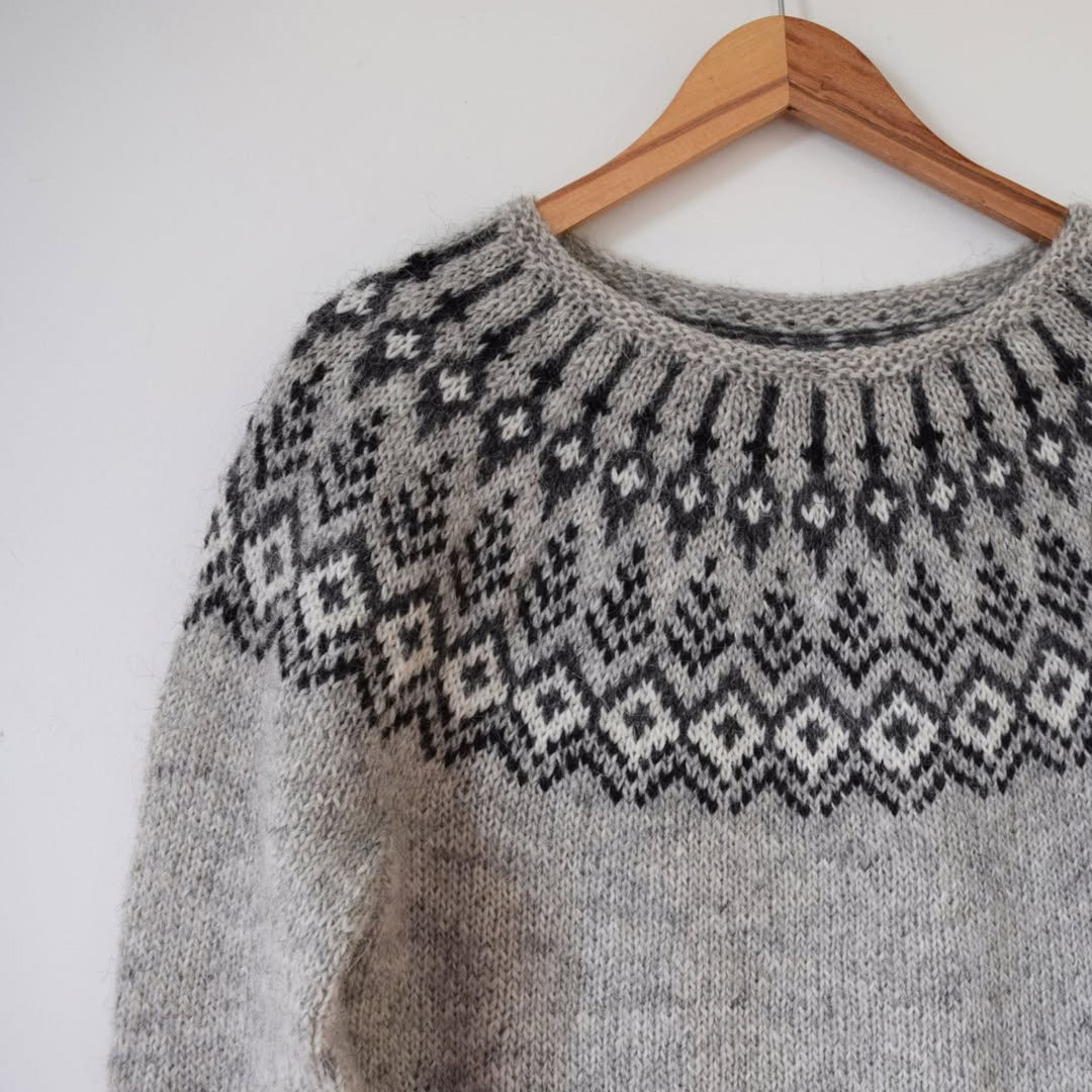 Treelight Sweater by Jennifer Steingass in Lettlopi