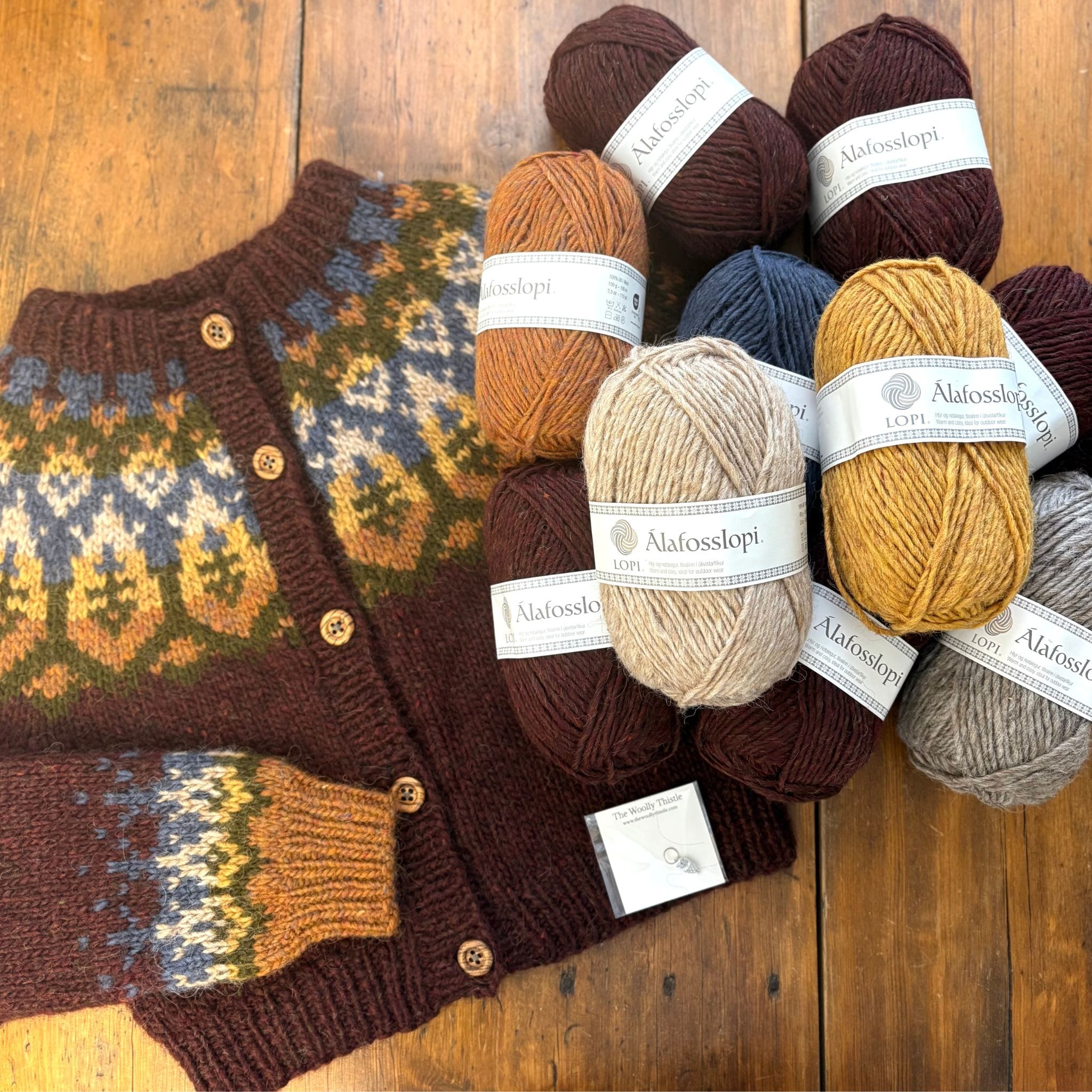 Uppbót by Védís Jónsdóttir in Álafosslopi – The Woolly Thistle