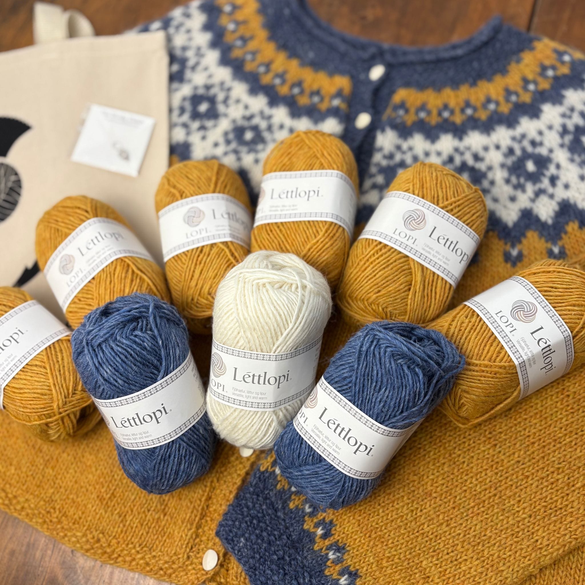 Vorsól by Védís Jónsdóttir in Léttlopi – The Woolly Thistle