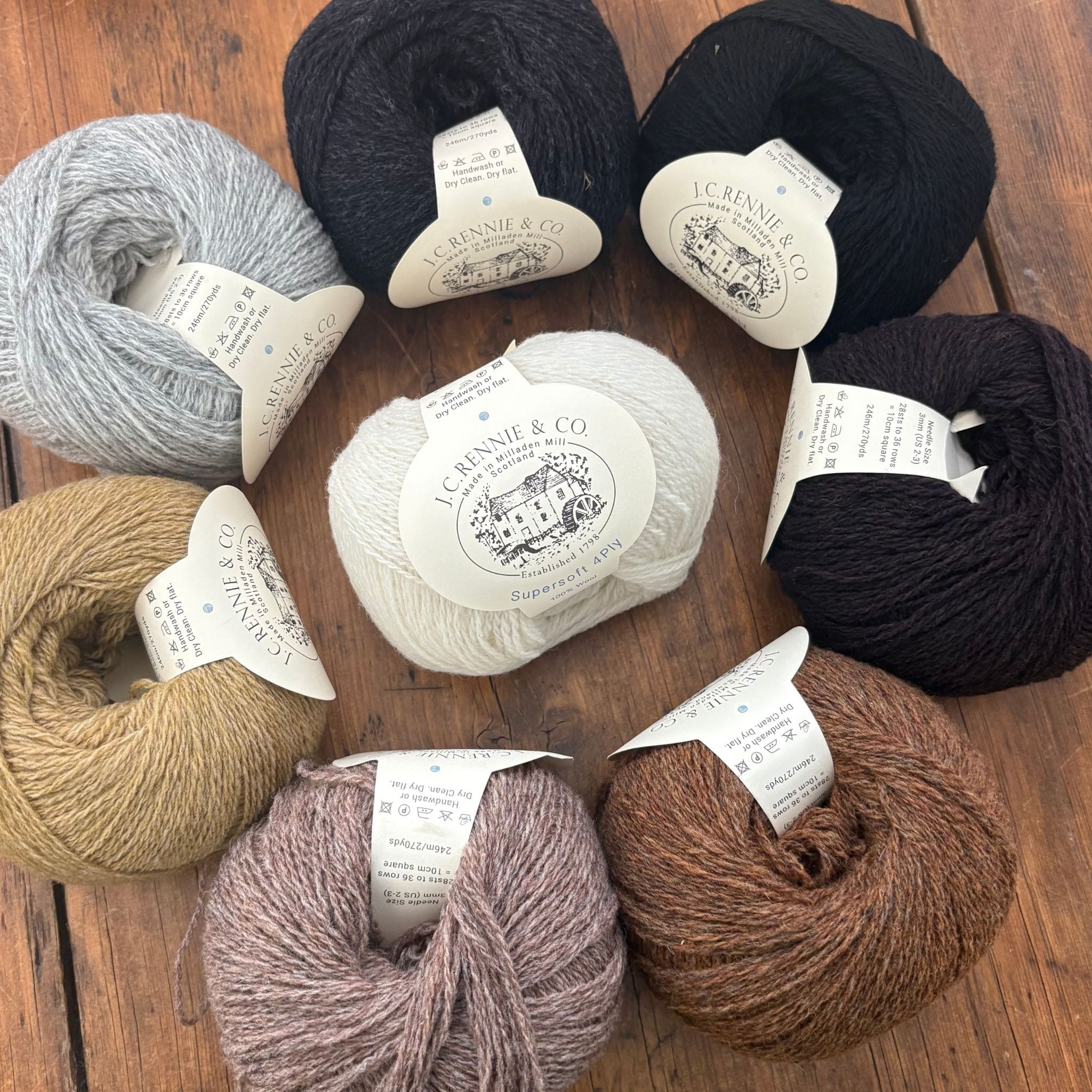 JC Rennie Supersoft 4ply – The Woolly Thistle