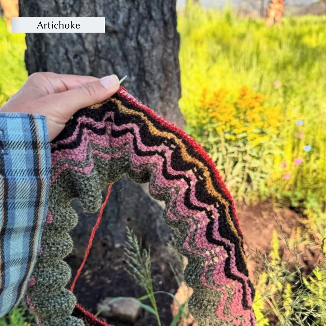 Vair by Gudrun Johnston in Jamieson's of Shetland Spindrift