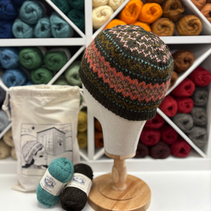 Cake Fridge Hat by Gudrun Johnston in Jamieson's of Shetland Spindrift