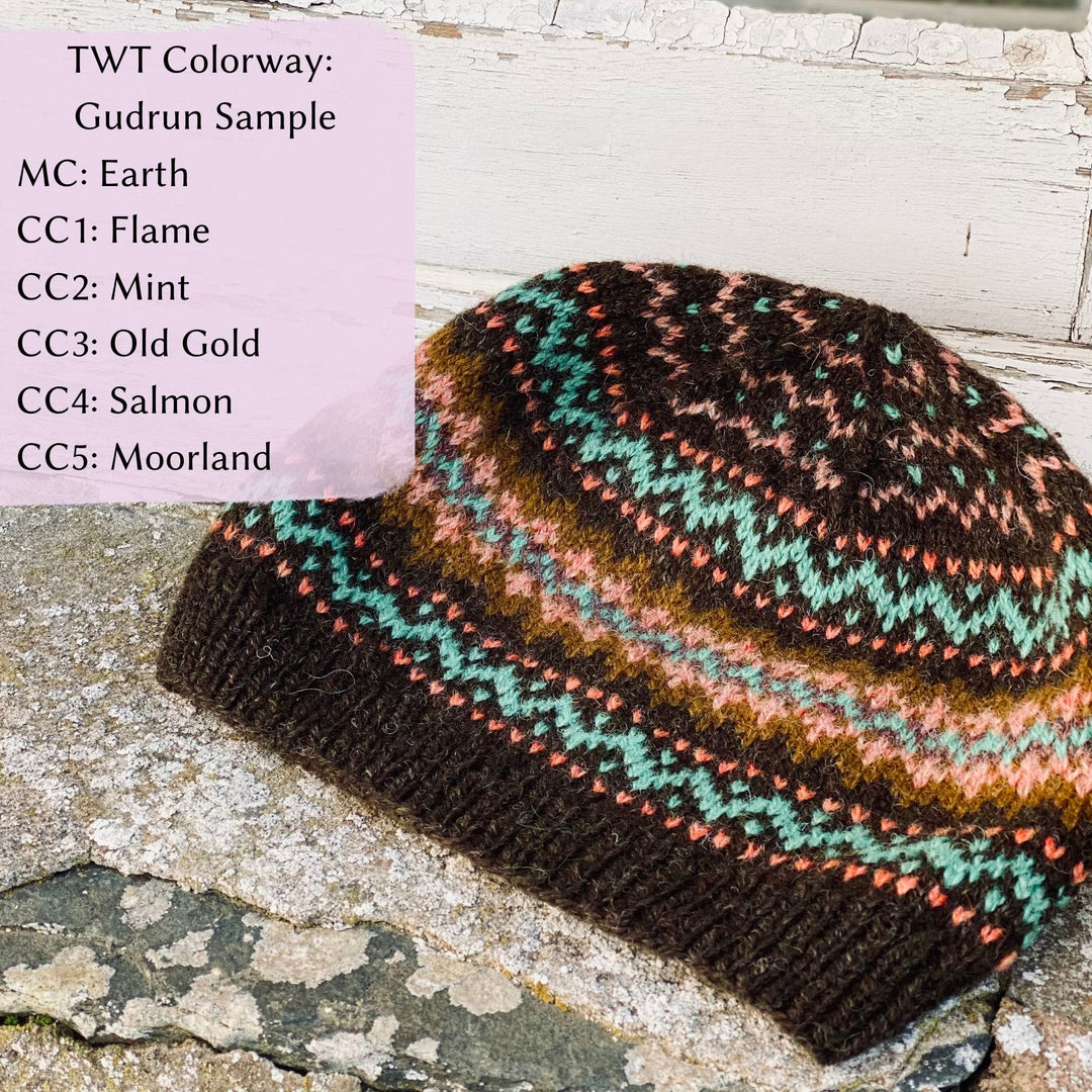 Cake Fridge Hat by Gudrun Johnston in Jamieson's of Shetland Spindrift