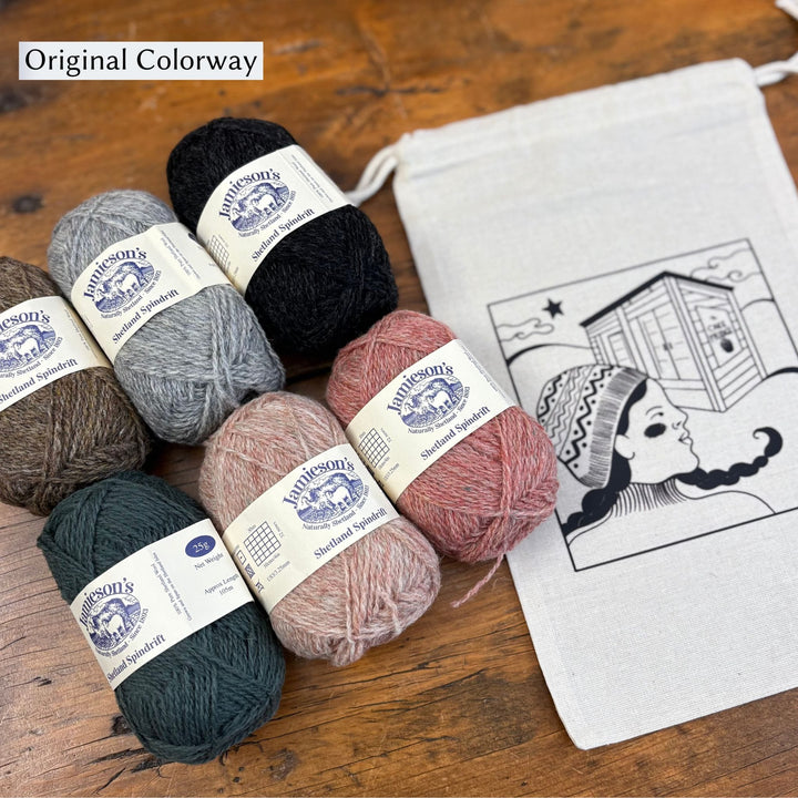 Cake Fridge Hat by Gudrun Johnston in Jamieson's of Shetland Spindrift