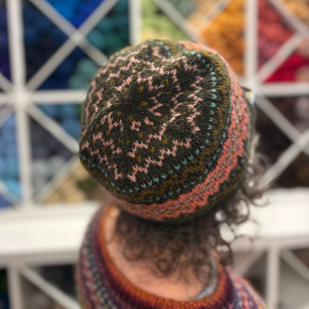 Cake Fridge Hat by Gudrun Johnston in Jamieson's of Shetland Spindrift