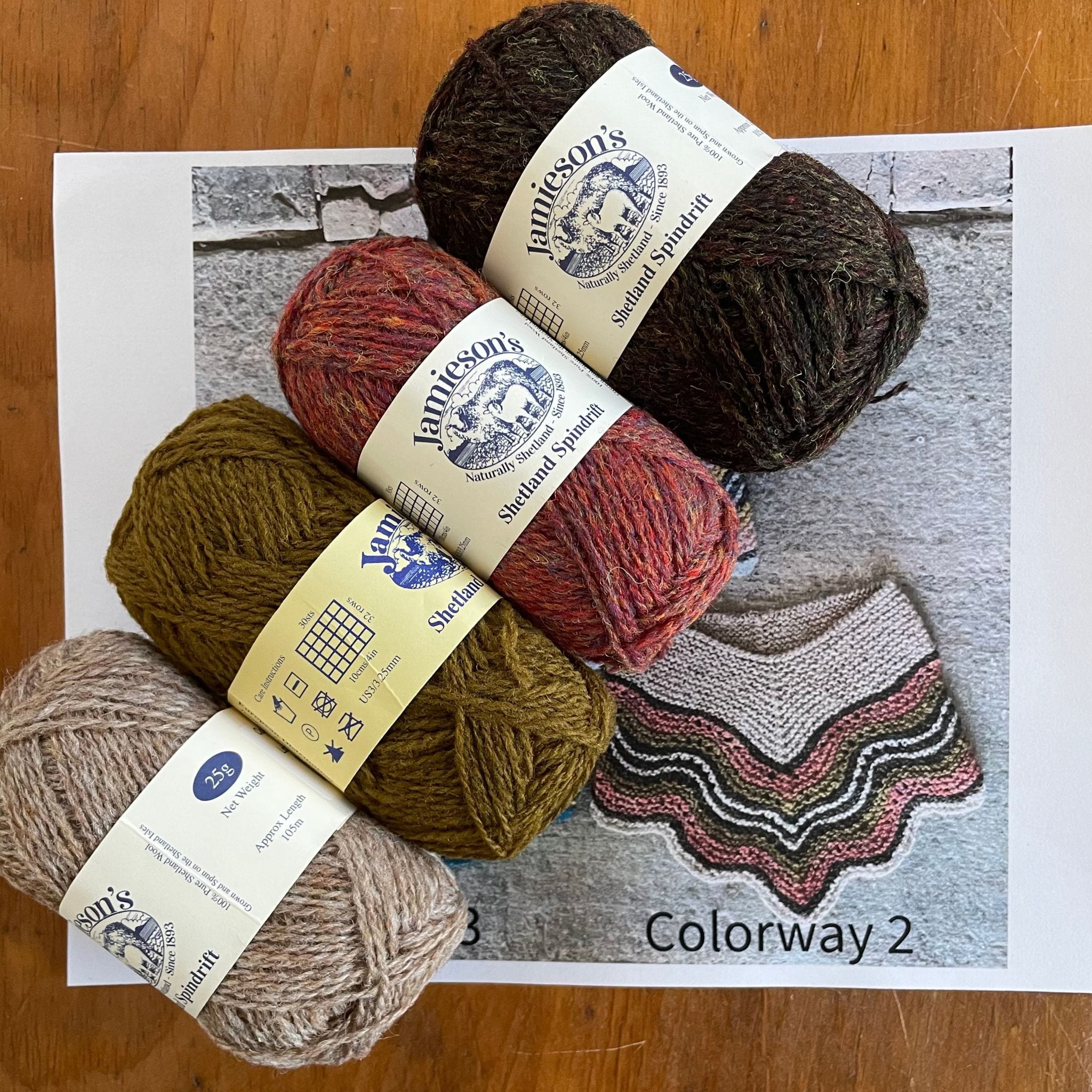 Hapkerchief Kit - Jamieson's of Shetland – The Woolly Thistle