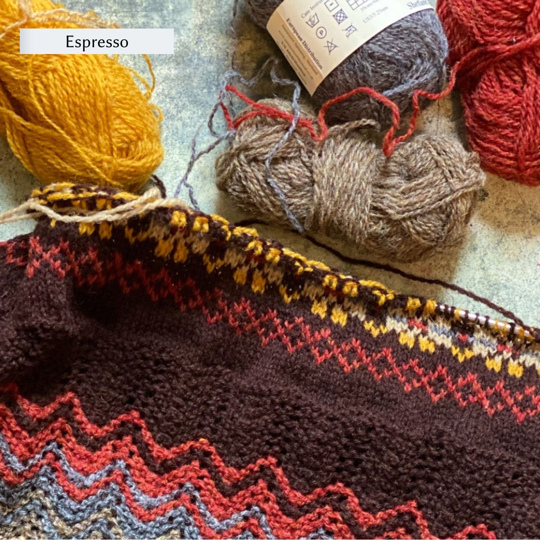 Vair by Gudrun Johnston in Jamieson's of Shetland Spindrift