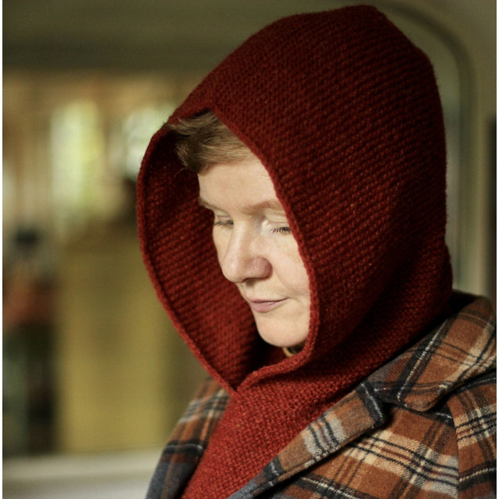 Hairst Hap Hood by Gudrun Johnston in Jamieson's of Shetland Spindrift