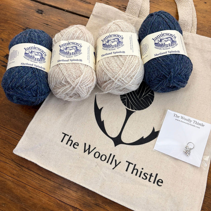 Kitten Catch Mittens by Florence Miller in Jamieson's of Shetland Spindrift