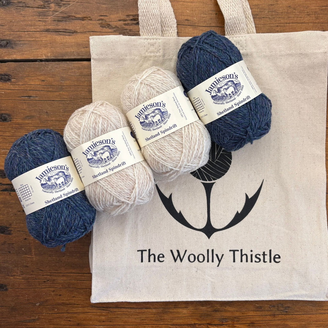 Kitten Catch Mittens by Florence Miller in Jamieson's of Shetland Spindrift