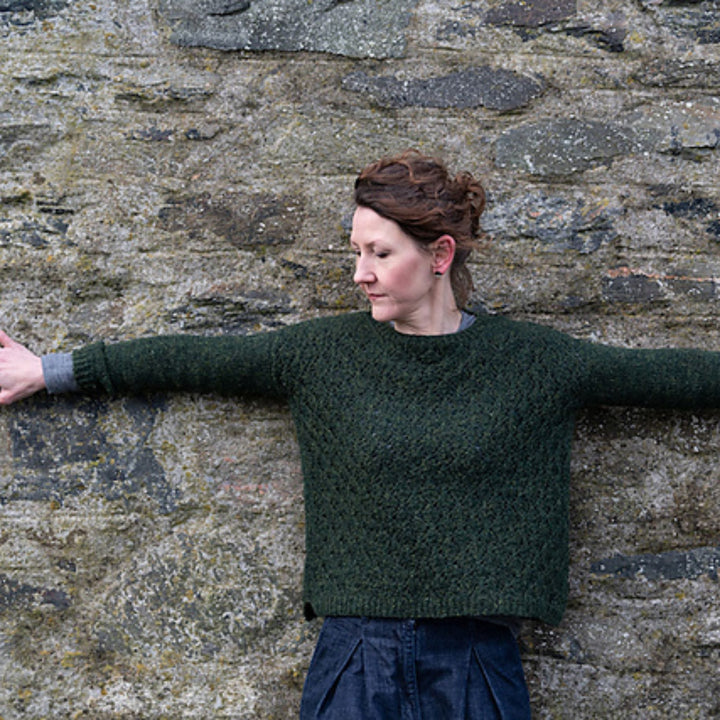 Peerie Leaves Jumper by Donna Smith in Jamieson's of Shetland Double Knitting
