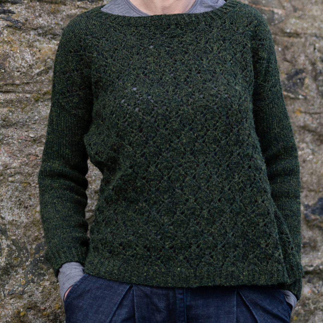 Peerie Leaves Jumper by Donna Smith in Jamieson's of Shetland Double Knitting