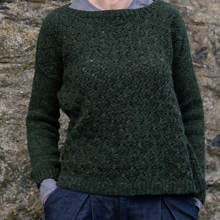 Peerie Leaves Jumper by Donna Smith in Jamieson's of Shetland Double Knitting