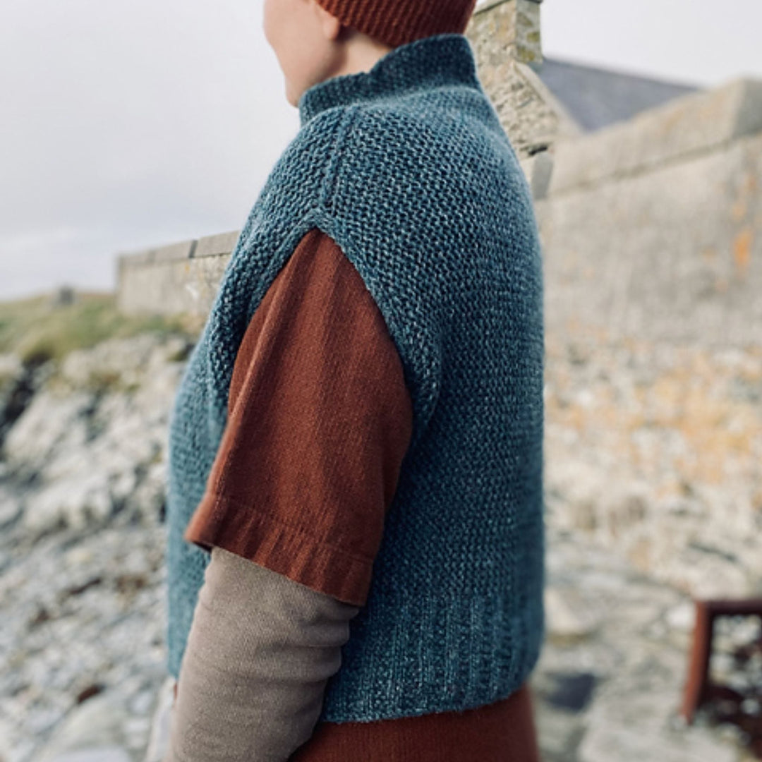 Riggies Vest by Gudrun Johnston in Jamieson's of Shetland DK