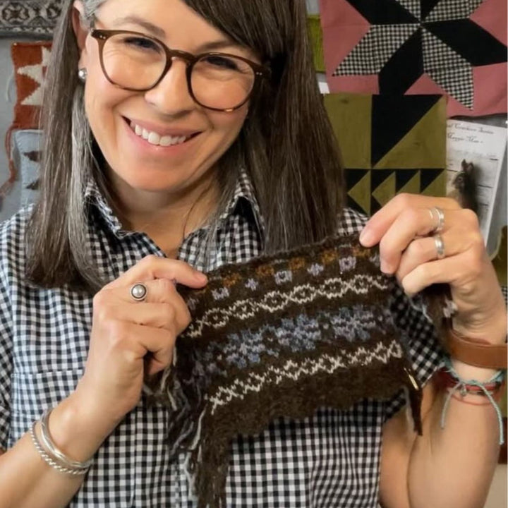 Vair by Gudrun Johnston in Jamieson's of Shetland Spindrift