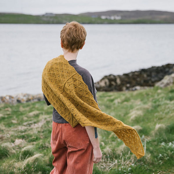 Virdek Shawl by Gudrun Johnston in Jamieson's of Shetland