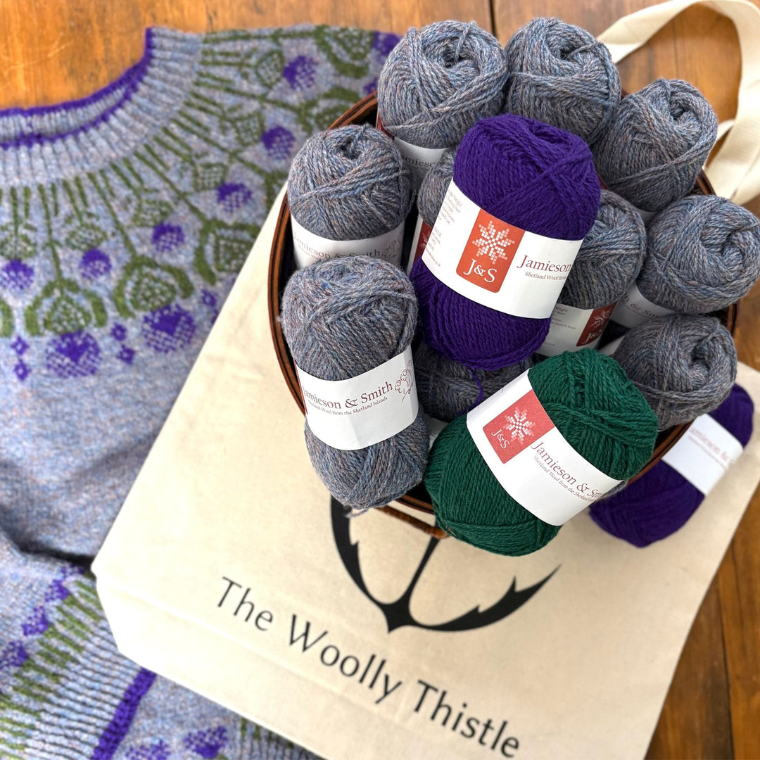 Cluaran Sweater by Sarah L Kelly in Jamieson and Smith 2ply