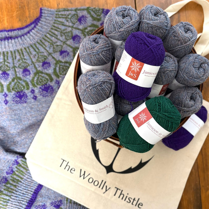 Cluaran Sweater by Sarah L Kelly in Jamieson and Smith 2ply