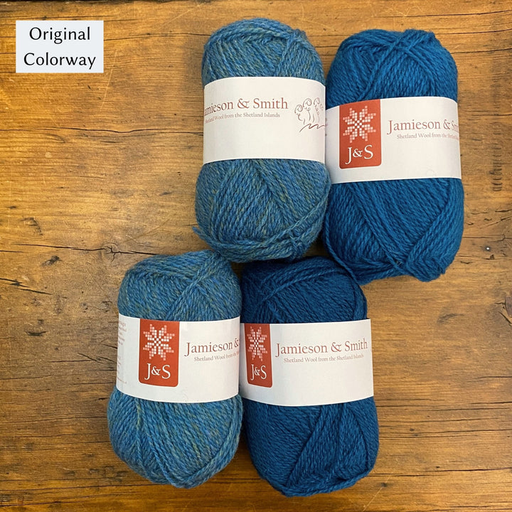 Bousta Beanie by Gudrun Johnston in Jamieson & Smith 2 ply