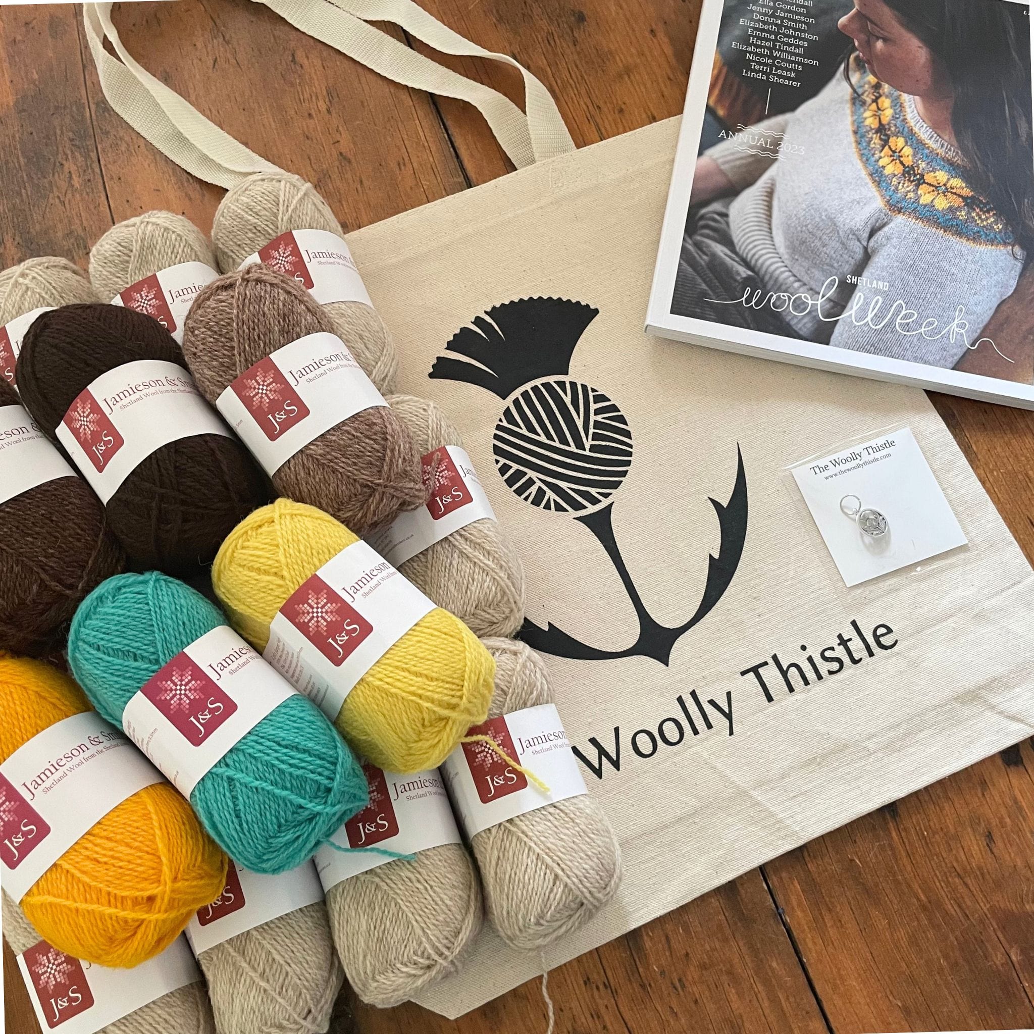 Hattie Yoke by Ella Gordon in J&S 2ply – The Woolly Thistle