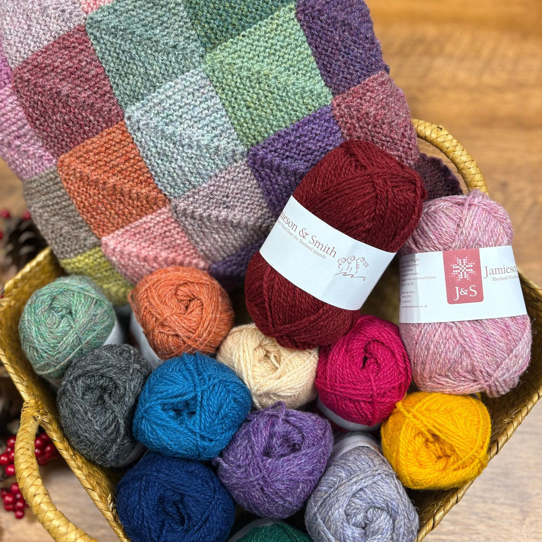 Jamieson & Smith 2ply Jumper Weight Baker's Dozen Yarn Grab Bag!