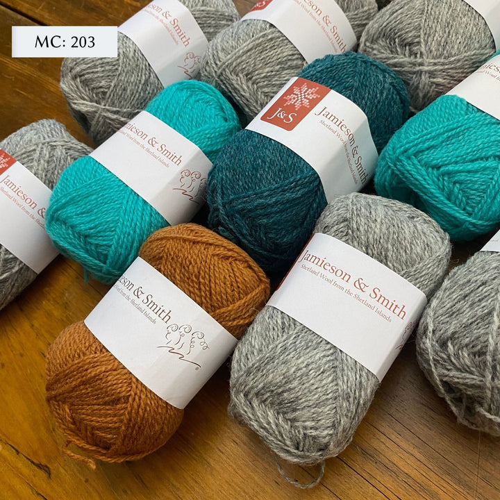 Vaddel Cardigan or Sweater by Gudrun Johnston in Jamieson & Smith 2ply