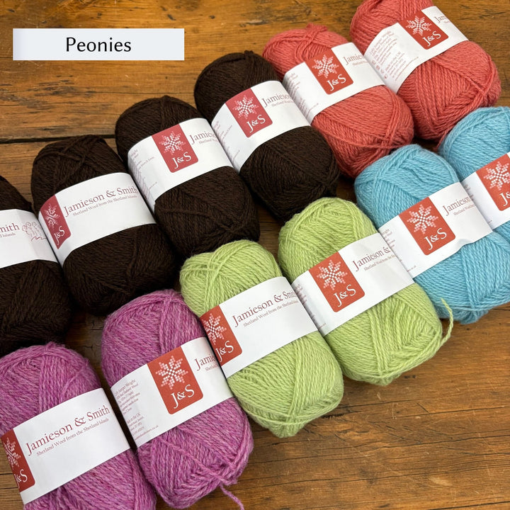 Flowers of Fortrose Vest by Corinne Tomlinson in J&S 2ply