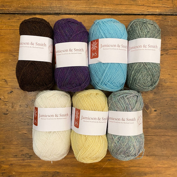Roadside Beanie by Oliver Henry in Jamieson & Smith 2 ply