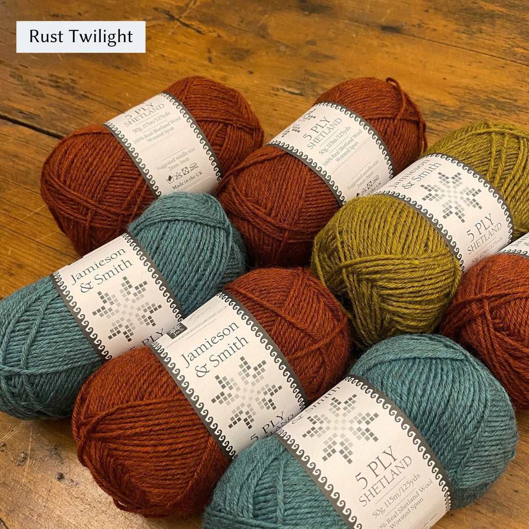 Vegr Vest by Ella Gordon in J&S 5ply Shetland