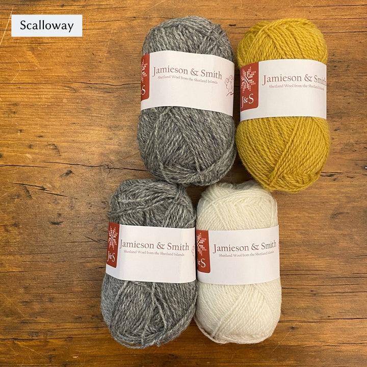 Bousta Beanie by Gudrun Johnston in Jamieson & Smith 2 ply