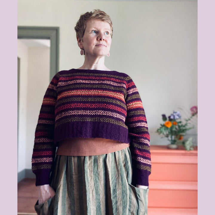 Vaddel Cardigan or Sweater by Gudrun Johnston in Jamieson & Smith 2ply