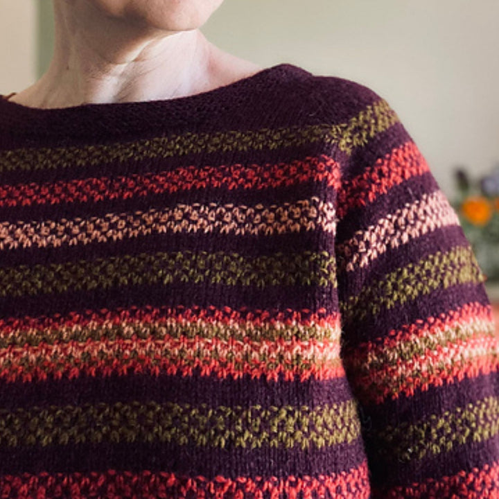 Vaddel Cardigan or Sweater by Gudrun Johnston in Jamieson & Smith 2ply