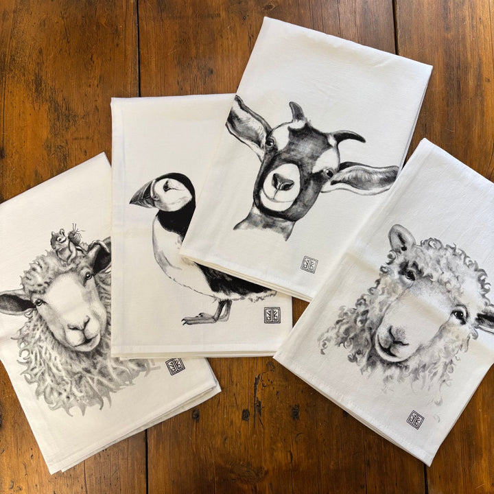 Jennie Blue Tea Towels