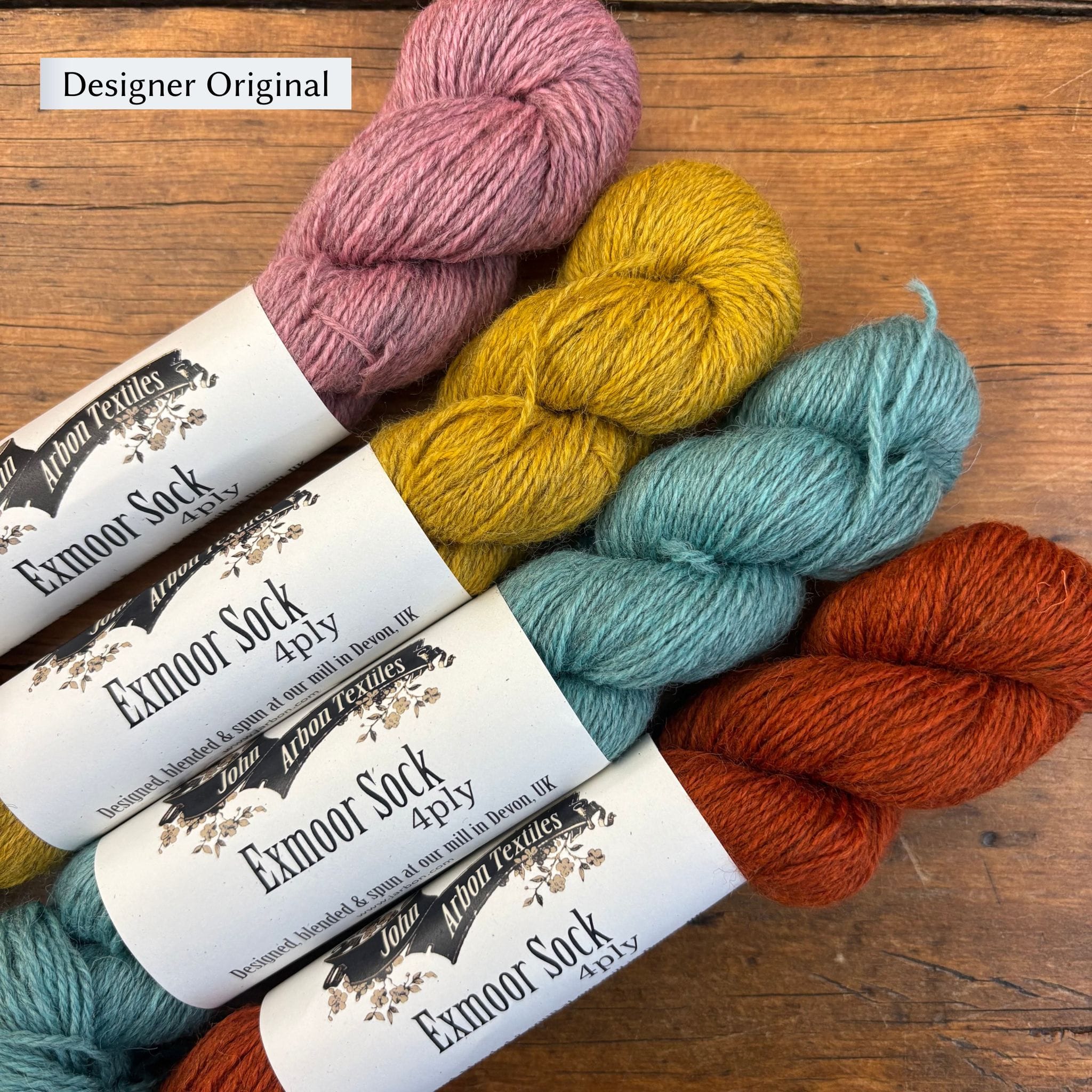 Wood Block Mitts by Ysolda Teague in John Arbon Exmoor Sock Yarn