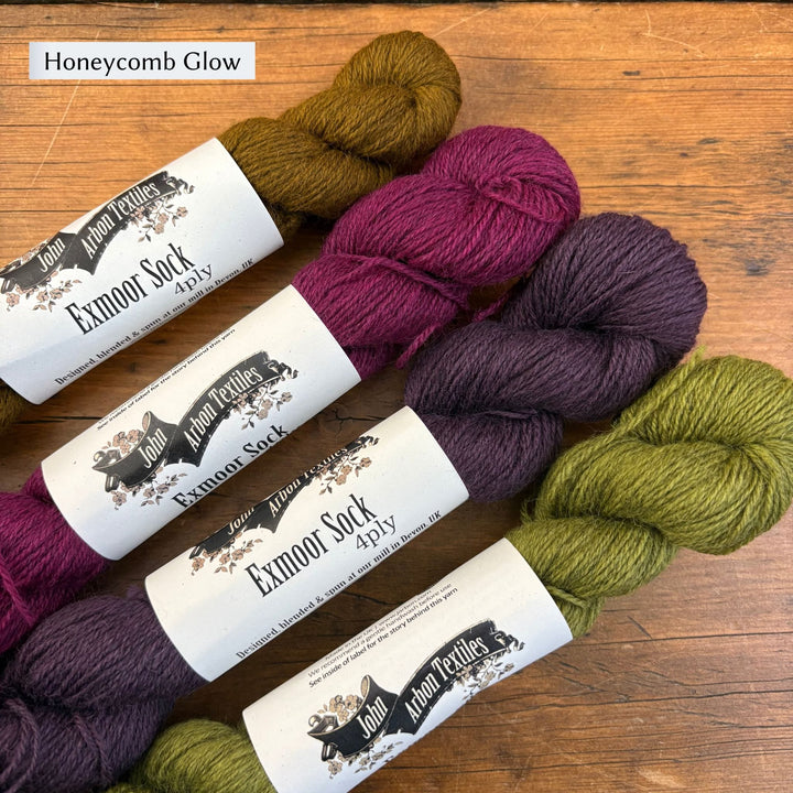 Wood Block Mitts by Ysolda Teague in John Arbon Exmoor Sock Yarn