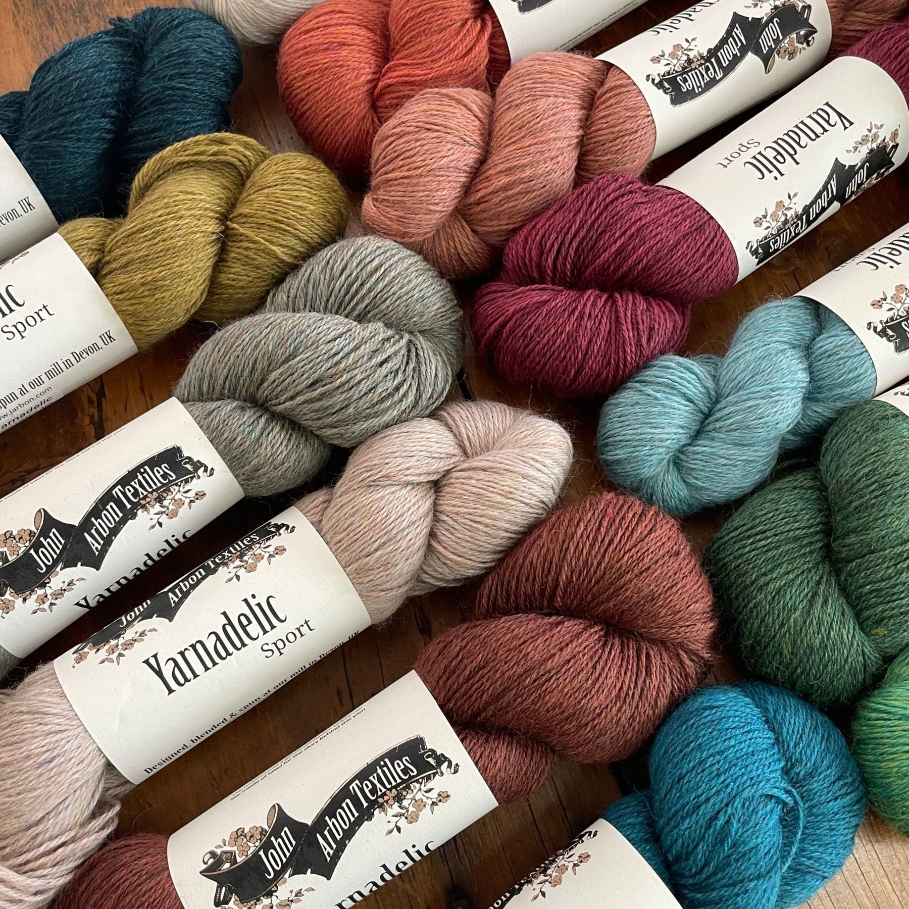 John Arbon Yarnadelic Heavy 4-ply Sport Yarn – The Woolly Thistle