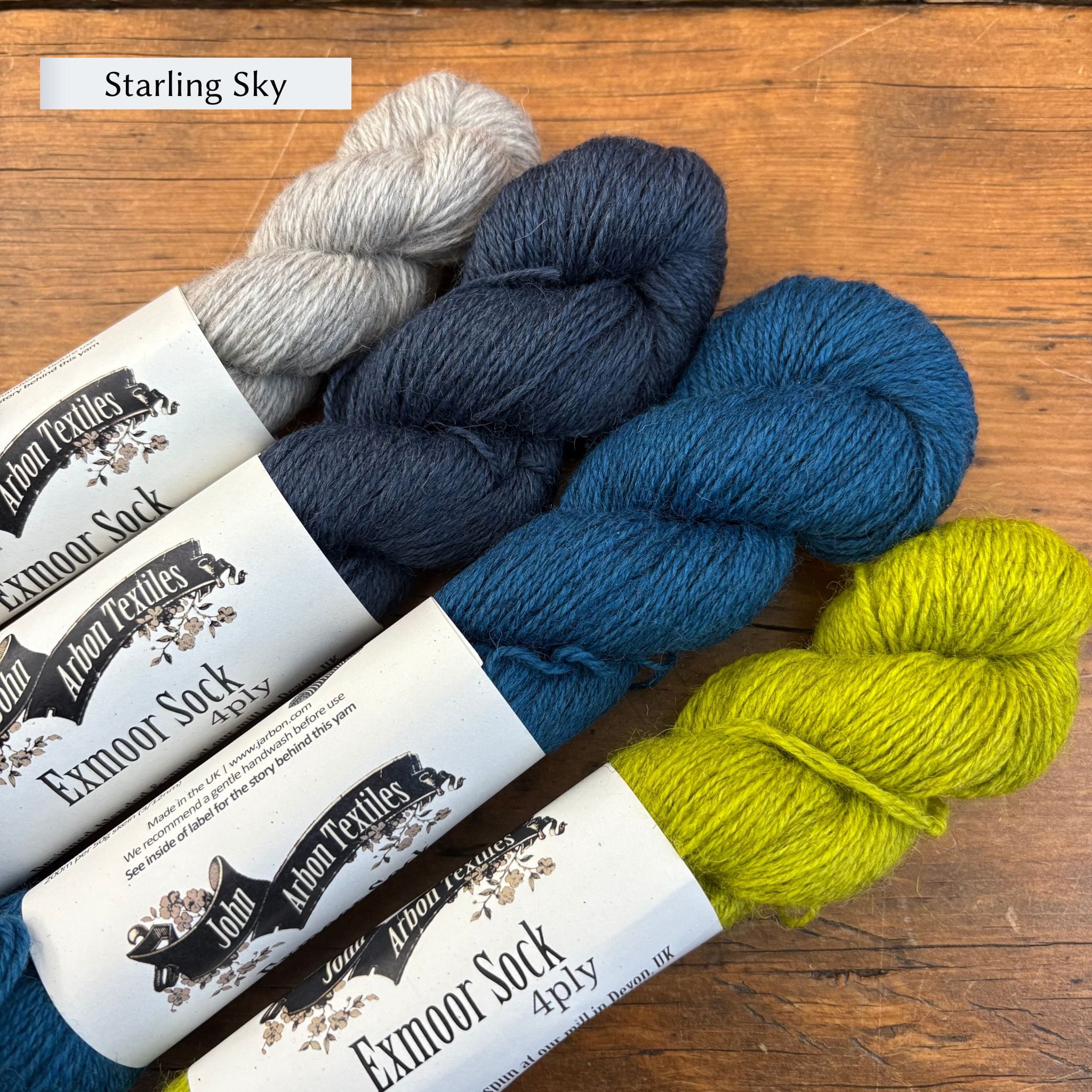 Wood Block Mitts by Ysolda Teague in John Arbon Exmoor Sock Yarn