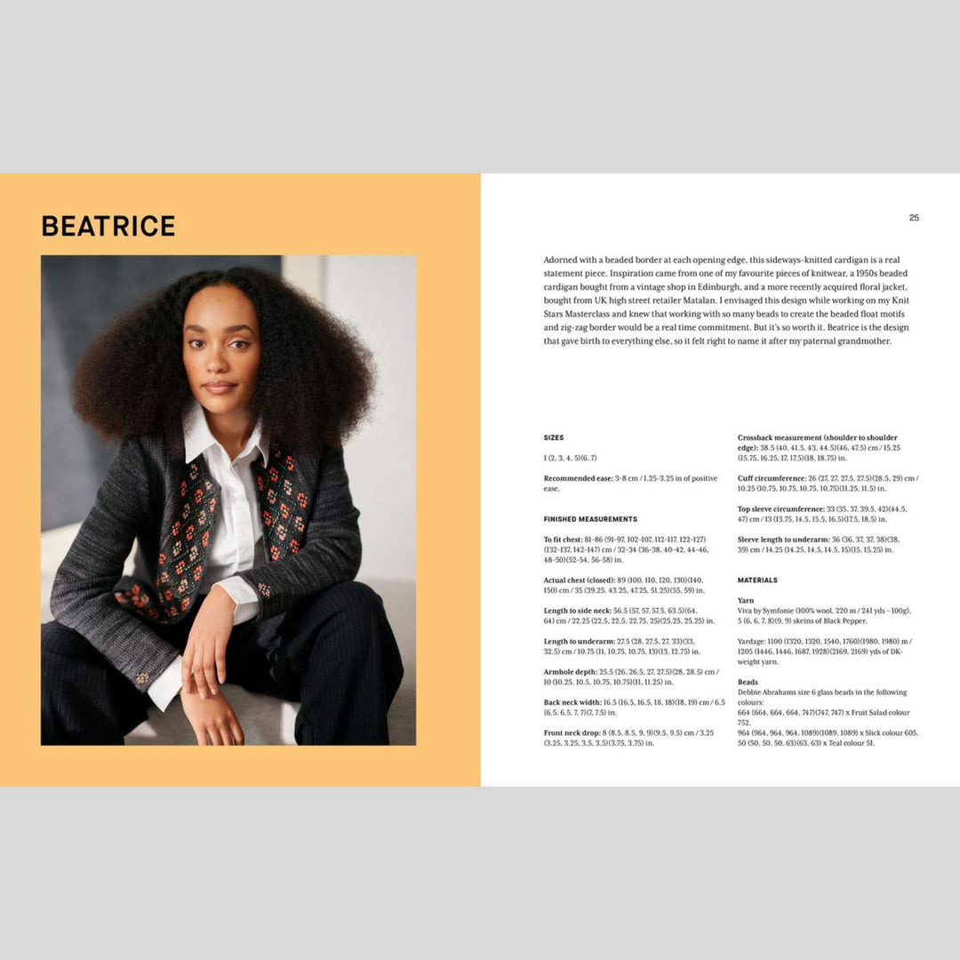 Beaded Colourwork: A Modern Approach to Knitting with Beads by Jeanette Sloan