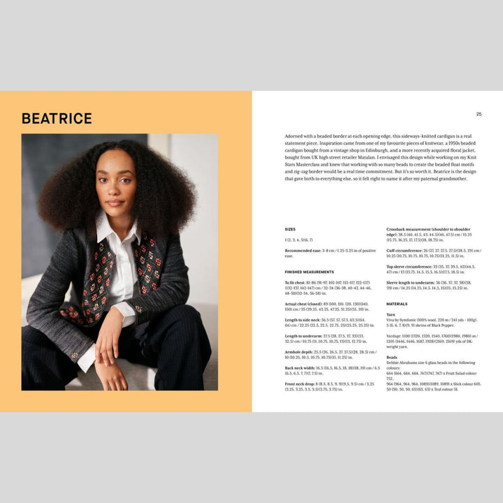 Beaded Colourwork: A Modern Approach to Knitting with Beads by Jeanette Sloan