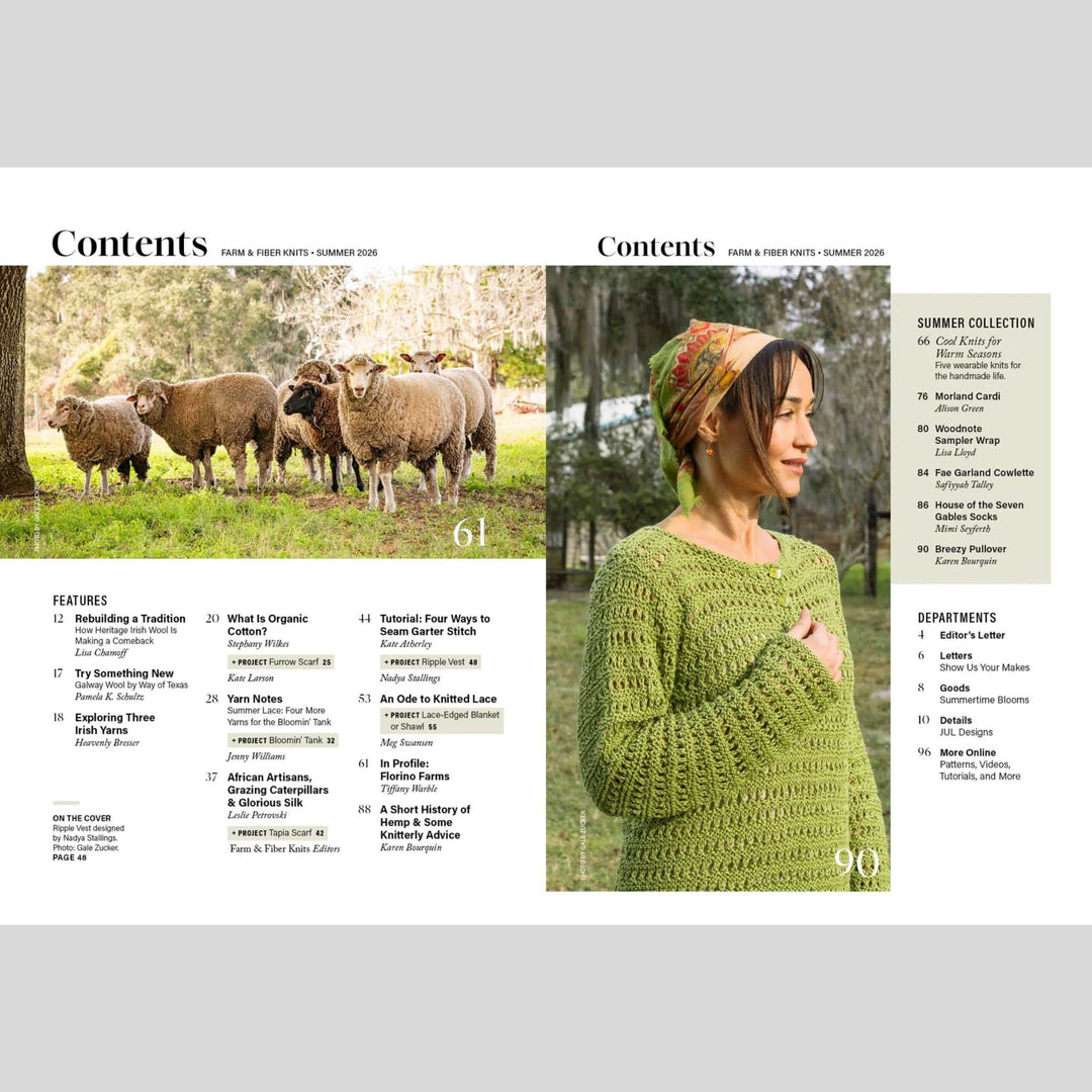 Farm & Fiber Knits: Summer 2026