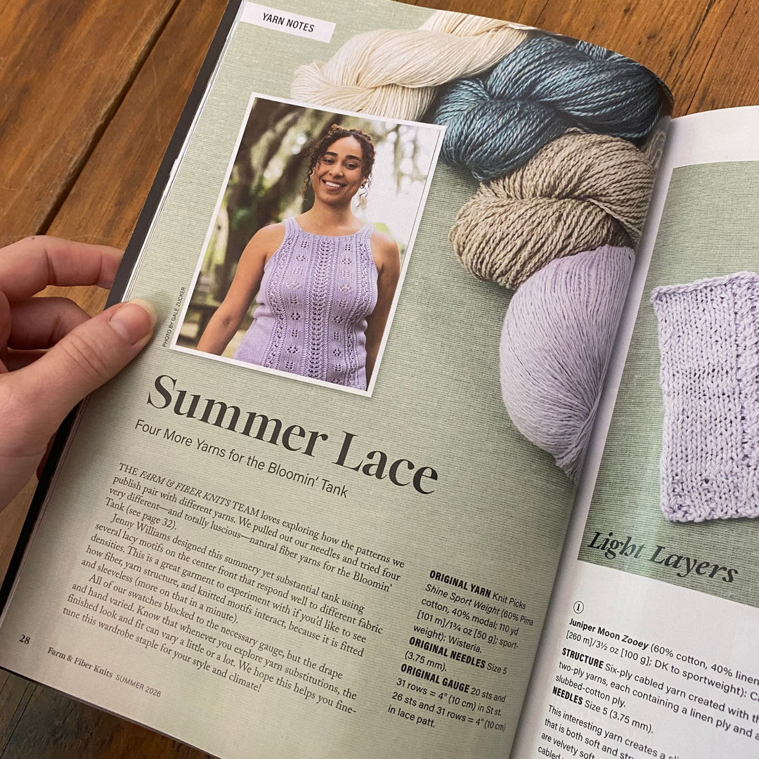 Farm & Fiber Knits: Summer 2026