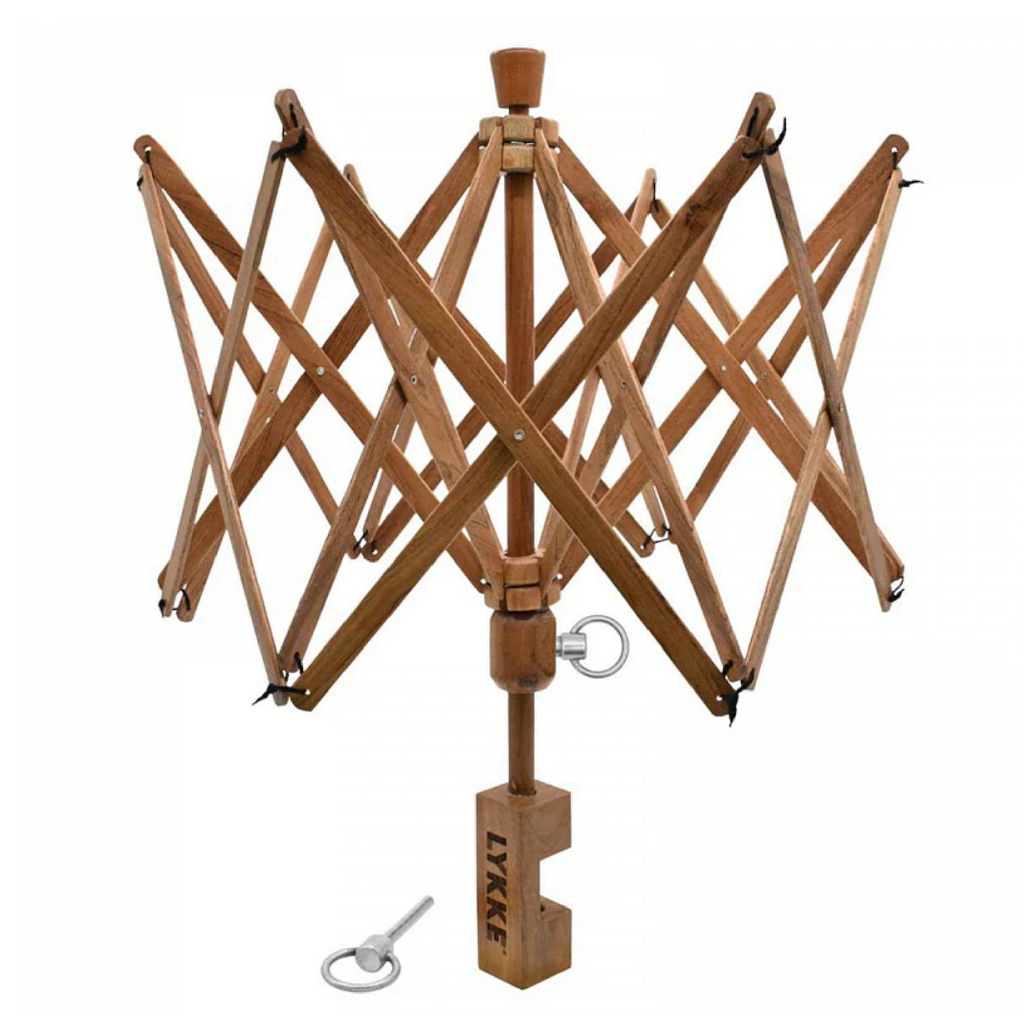 Lykke - Acacia Wood Umbrella Swift – The Woolly Thistle