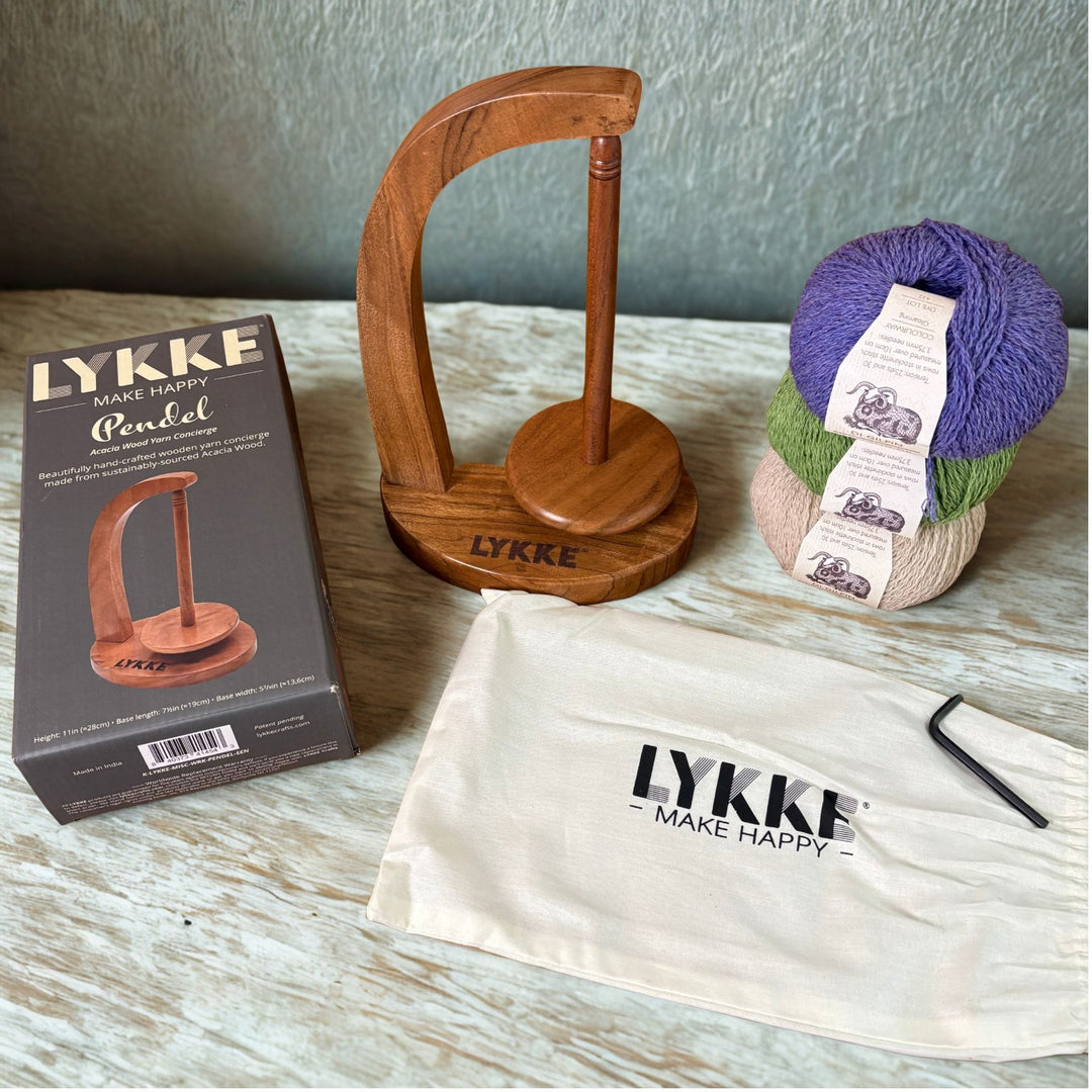 Lykke Pendel - Acacia Wood Yarn Concierge